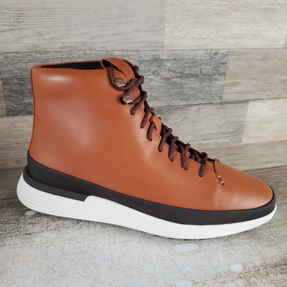 Wolf & Shepherd Crossover Hiker Mens Boots Sz 9 M Brown Leather Lace Up